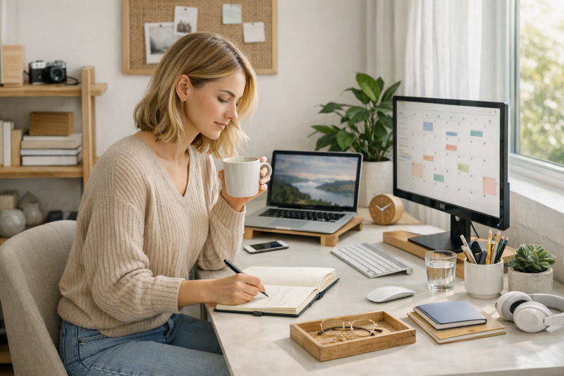 Das Leben im Homeoffice: Wie der Arbeitsalltag zuhause perfekt strukturiert werden kann
